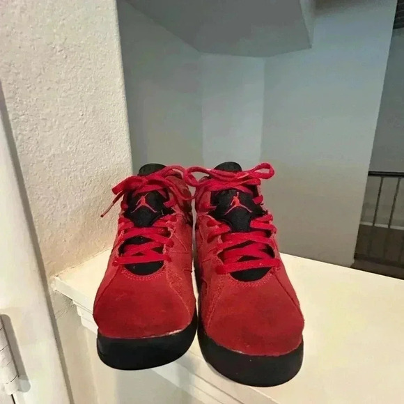 Nike Air Jordan 6 Retro Toro Bravo Red Black DV3605-600 Youth 1Y Pre-owned - Picture 6 of 9